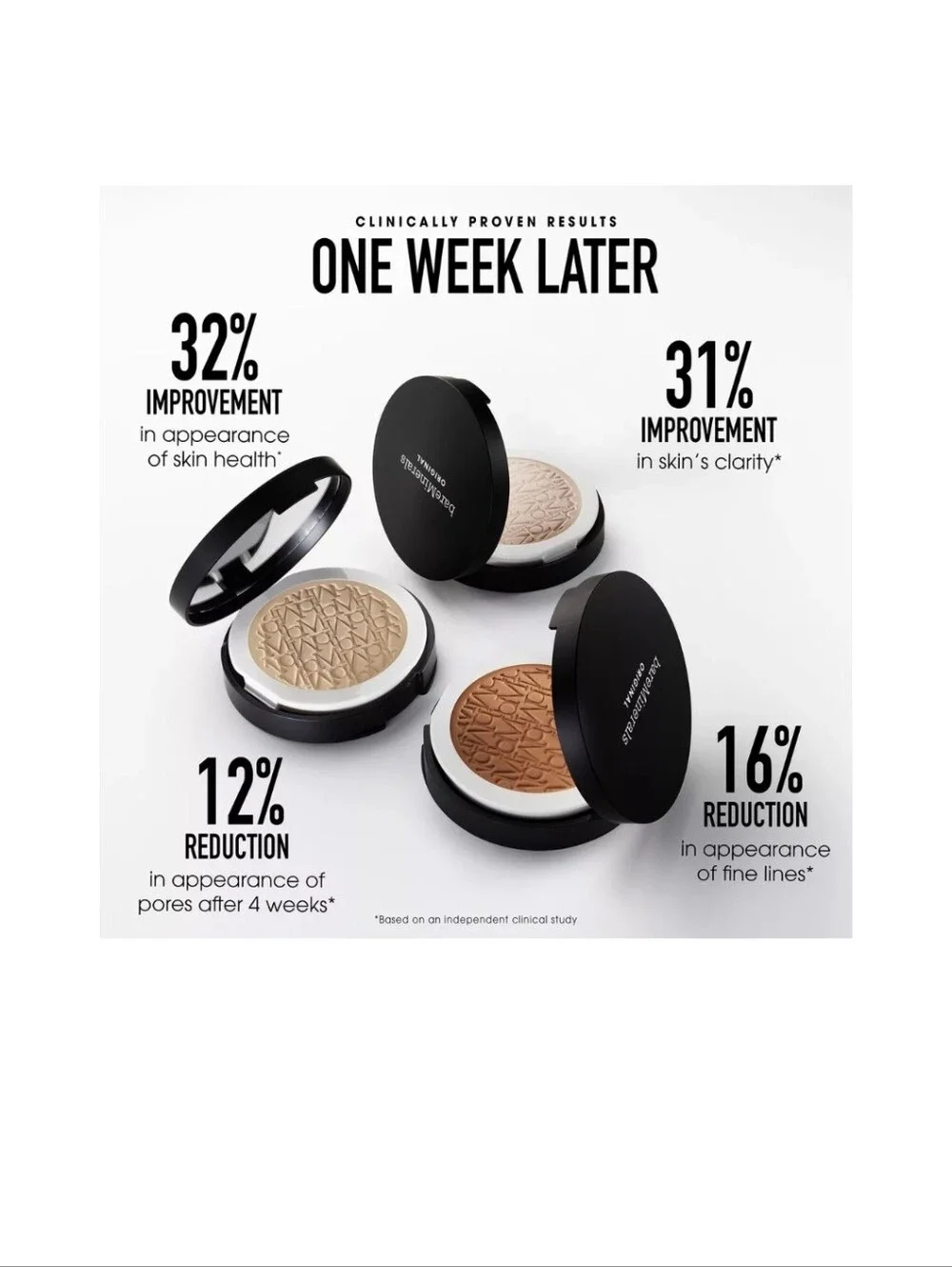 BareMinerals Original Pressed Powder Foundation SPF 15: Medium Beige 12, NIB